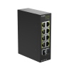 D-Link DIS-100G-10P 10-Port Gigabit Industrial PoE+ Unmanaged Switch with 2 x 2.5G SFP+ Ports