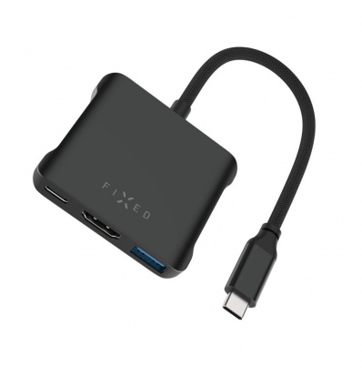 5-port hliníkový USB-C FIXED HUB,140W, PD3.1