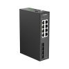 D-Link DIS-210G-12 12-Port Gigabit Industrial Smart Managed Switch with 4 x SFP Ports
