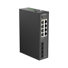 D-Link DIS-210G-12P 12-Port Gigabit Industrial PoE+ Smart Managed Switch with 4 x SFP Ports