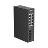 D-Link DIS-210G-12UP 12-Port Gigabit Industrial PoE++ Smart Managed Switch with 4 x SFP Ports