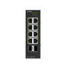 D-Link DIS-100G-10P 10-Port Gigabit Industrial PoE+ Unmanaged Switch with 2 x 2.5G SFP+ Ports