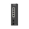 D-Link DIS-100G-06 6-Port Gigabit Industrial Unmanaged Switch with 2 x SFP Ports
