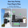 Set solárních kamer Viking HUB S02/8000 mAh/ mobilní aplikace/ outdoor