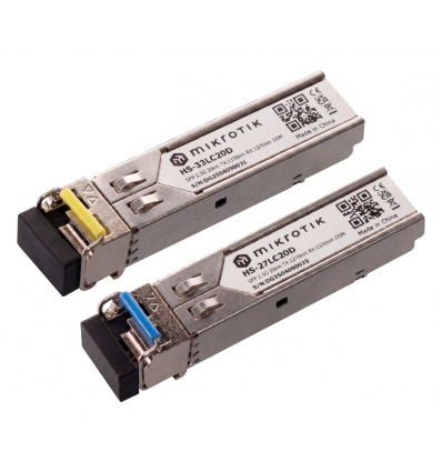 MikroTik HS-2733LC20D, Pár SFP BiDi 1.25G/2.5G SM 20km, Single LC-connector