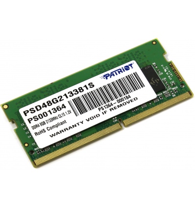 SO-DIMM 8GB DDR4-2133MHz Patriot CL15 SR