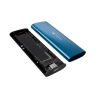 Externí box pro SSD Natec RHINO M.2 NVME LITE USB-C 3.2 GEN 2, hliníkové tělo, HORIZON BLUE