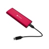 Externí box pro SSD Natec RHINO M.2 NVME LITE USB-C 3.2 GEN 2, hliníkové tělo, RUBY RED