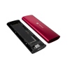 Externí box pro SSD Natec RHINO M.2 NVME LITE USB-C 3.2 GEN 2, hliníkové tělo, RUBY RED