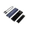 Externí box pro SSD Natec RHINO M.2 NVME LITE USB-C 3.2 GEN 2, hliníkové tělo, STEEL NAVY