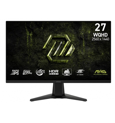MSI MAG/275QF E20/27"/IPS/QHD/200Hz/0,5ms/Černá/3R