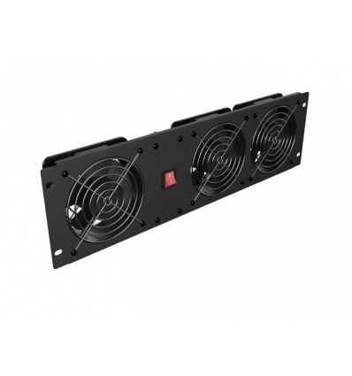 VERTIKÁLNÍ VENTILAČNÍ PANEL 19?? 3U PRO RACK TŘI V