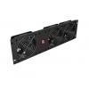 VERTIKÁLNÍ VENTILAČNÍ PANEL 19?? 3U PRO RACK TŘI V