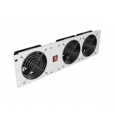 VERTIKÁLNÍ VENTILAČNÍ PANEL 19?? 3U PRO RACK TŘI V