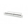 PATCH PANEL 12 PORTŮ 1U S ORGANIZÉREM PRO KEYSTONE