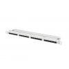 PATCH PANEL 24 PORTŮ 0,5U 19?? CAT.6 UTP ŠEDÝ LANB