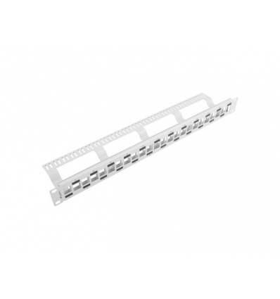 PATCH PANEL 24 PORTŮ 1U STŘÍDAVÝ S ORGANIZÉREM PR