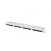 PATCH PANEL 48 PORTŮ 1U 19" CAT.5E UTP ŠEDÝ LANBE