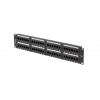 PATCH PANEL 48 PORTŮ 2U 19" CAT.6 UTP ČERNÝ LANBE