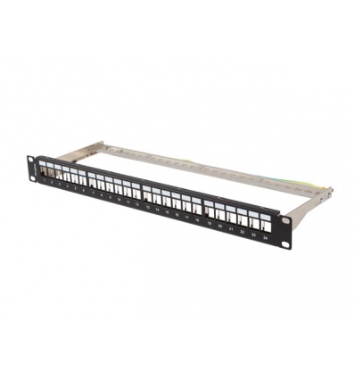 PATCH PANEL 24 PORTŮ 1U 19" FTP PRO MODULY KEYSTO