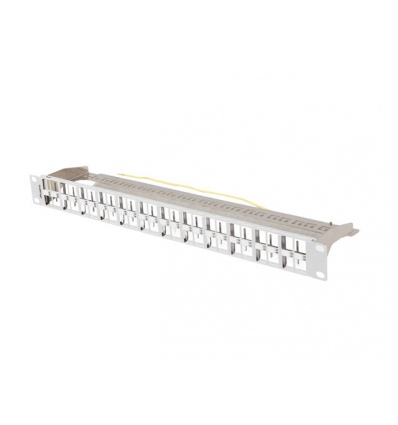 PATCH PANEL PRÁZDNÝ 48 PORTŮ 1U 19" FTP PRO MODUL