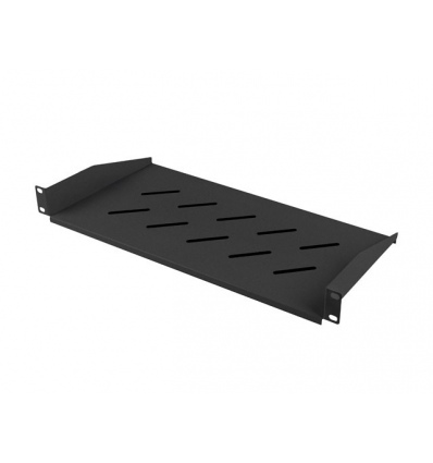 POLICE PRO 19" SKŘÍNĚ 350/450/600/800/1000MM ČERNÁ LANBERG (1U/483X220MM NOSNOST DO 25KG)