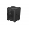 INSTALAČNÍ ROZVADĚČ 19" 15U 600X600 ČERNÉ PERFORO
