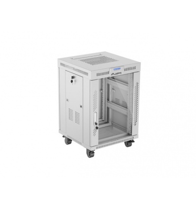 19" VOLNĚ STOJÍCÍ RACKOVÁ SKŘÍŇ 15U 600X600 ŠEDÉ