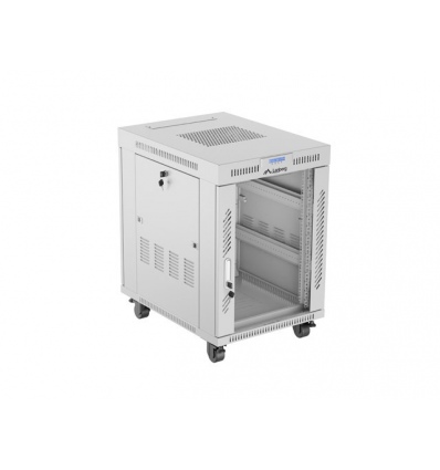 19" VOLNĚ STOJÍCÍ RACKOVÁ SKŘÍŇ 15U 600X800 ŠEDÉ