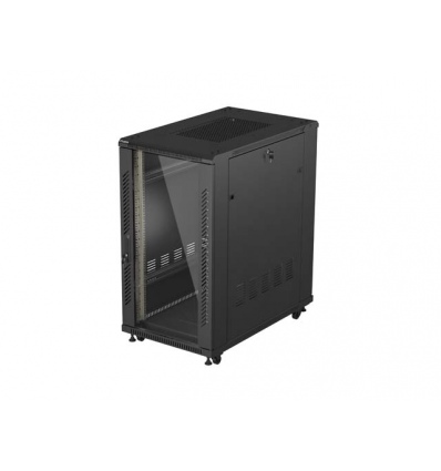 19" VOLNĚ STOJÍCÍ RACKOVÁ SKŘÍŇ 22U 600X1000 ČERN