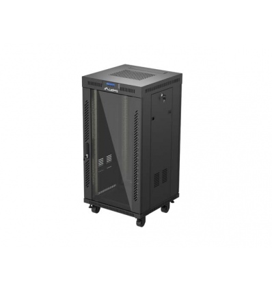 19" VOLNĚ STOJÍCÍ RACKOVÁ SKŘÍŇ 22U 600X600 ČERNÉ