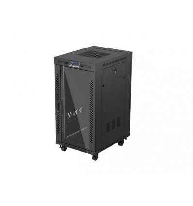 19" VOLNĚ STOJÍCÍ RACKOVÁ SKŘÍŇ 22U 600X800 ČERNÉ