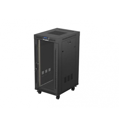 19" VOLNĚ STOJÍCÍ RACKOVÁ SKŘÍŇ 24U 600X800 ČERNÉ