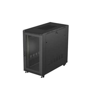 19" VOLNĚ STOJÍCÍ RACKOVÁ SKŘÍŇ 22U 600X1200 ČERN