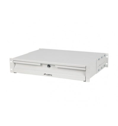 LANBERG 19" 2U 360MM ŠEDÁ SKŘÍŇOVÁ ZÁSUVKA (2U/48