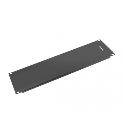 19" ZASLEPOVACÍ PANEL 3U ČERNÝ LANBERG