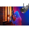 iGET HGNVK109104 - kamerový Wi-Fi set, 3K rozlišení, 10CH NVR + 4x kamera se zvukem, IR + LED,CZ app