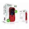 EVOLVEO MaxPhone A1, tlačítkový Dual SIM telefon, červený
