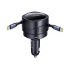 Baseus Enjoyment Max Nabíječka do Auta USB-C/USB-C 60W Cosmic Black