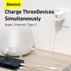 Baseus Superior Series Fast Charging Datový Kabel USB-A - USB-C/microUSB/Lightning 3.5A 0.5m Stellar