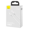 Baseus Superior Series Fast Charging Datový Kabel USB-A - USB-C 66W 2m White