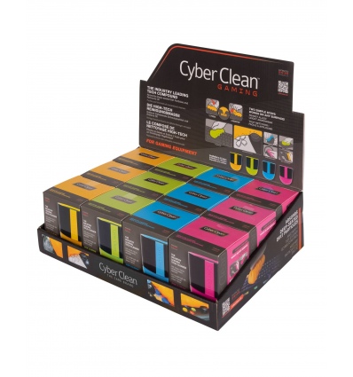 CYBERCLEAN Gaming NEW Cup 160g DISPLAY (12PCS 3Pcs Blue + 3pcs Orange + 3pcs Green + 3pcs Pink)