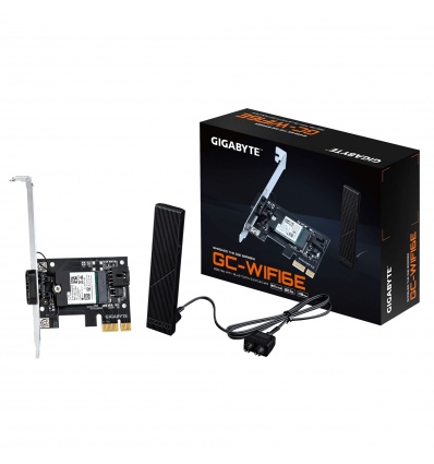 GIGABYTE PCI-E Wifi+BT 1200MBps 802.11a/x Wi-Fi 6E