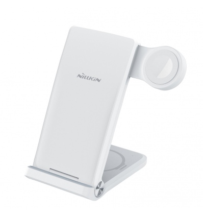 Nillkin PowerTrio 3v1 Bezdrátová Nabíječka pro Apple Watch White (MFI)