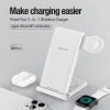 Nillkin PowerTrio 3v1 Bezdrátová Nabíječka pro Apple Watch White (MFI)