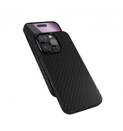 Epico Mag+ Carbon kryt pro iP. 16 Pro Max - černý