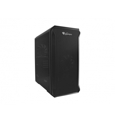 Počítačová skříň Genesis IRID 503 V2/Micro Tower/Transpar./Černá