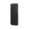 Epico Mag+ Carbon Case for iPhone 16e/17e černá