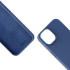 Epico Mag+ kožený kryt iPhone 15 Plus - modrá