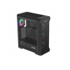 Počítačová skříň Genesis IRID 505 ARGB V2/Midi Tower/Transpar./Černá